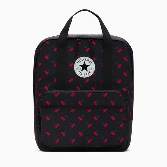 SMALL SQUARE BACKPACK CHERRY