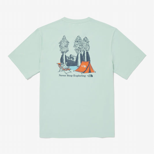 M'S OCEAN VIBE GRAPHIC S/S R/TEE MIN(MINT)